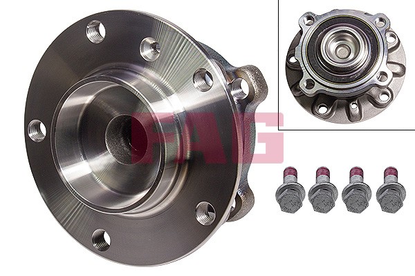 Wheel Bearing Kit fits BMW 525 TD E39 2.5D Front 97 to 03 FAG 1093427 1095616