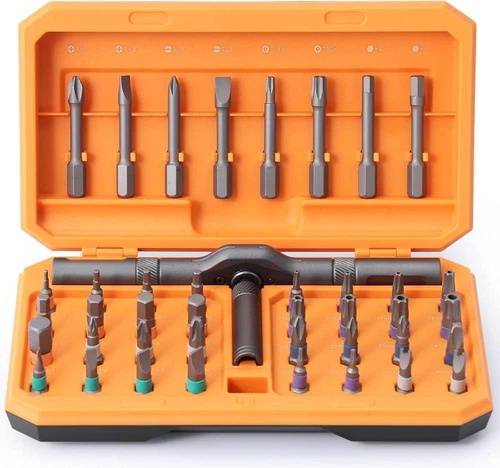 42 in 1 Screwdriver Set, DIY Ratchet Screwdriver, Multi Bit Drive Set