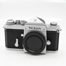 Nikon F w/Eye Level Standard Prism SLR Camera Body Chrome 393