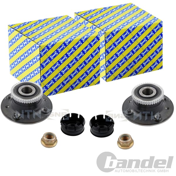 2X SNR RADLAGER-SATZ Hinten Passend FÜR Nissan Kubistar Renault Kangoo-image