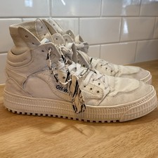 OFF-WHITE Off Court 3.0 High Top Shoes White Sneakers Size 39