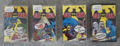 Batman Hörspiel Kassette Set Folge 1 2 3 4 Komplett OHA KIG 1989 Vintage MC