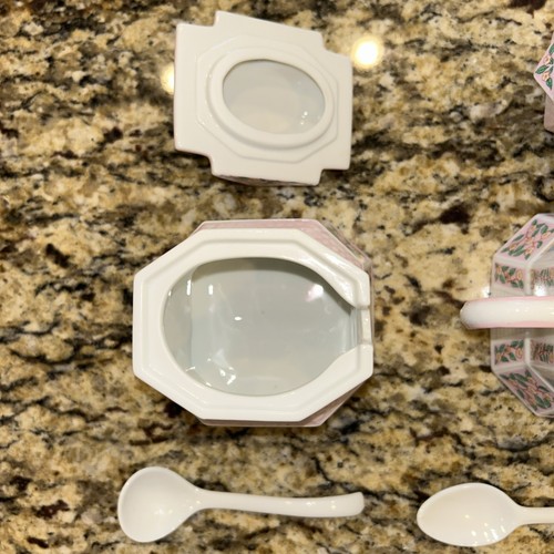 Vintage Lenox Spice Village Creamery Confectionery 1991 With Spoons - Picture 9 of 10