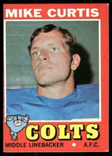 1971 Topps Mike Curtis #80 Baltimore Colts