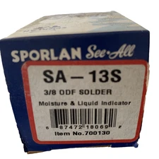 Sporlan SA-13S See-All Moisture / Liquid Indicator 3/8" ODF Solder 700130-232