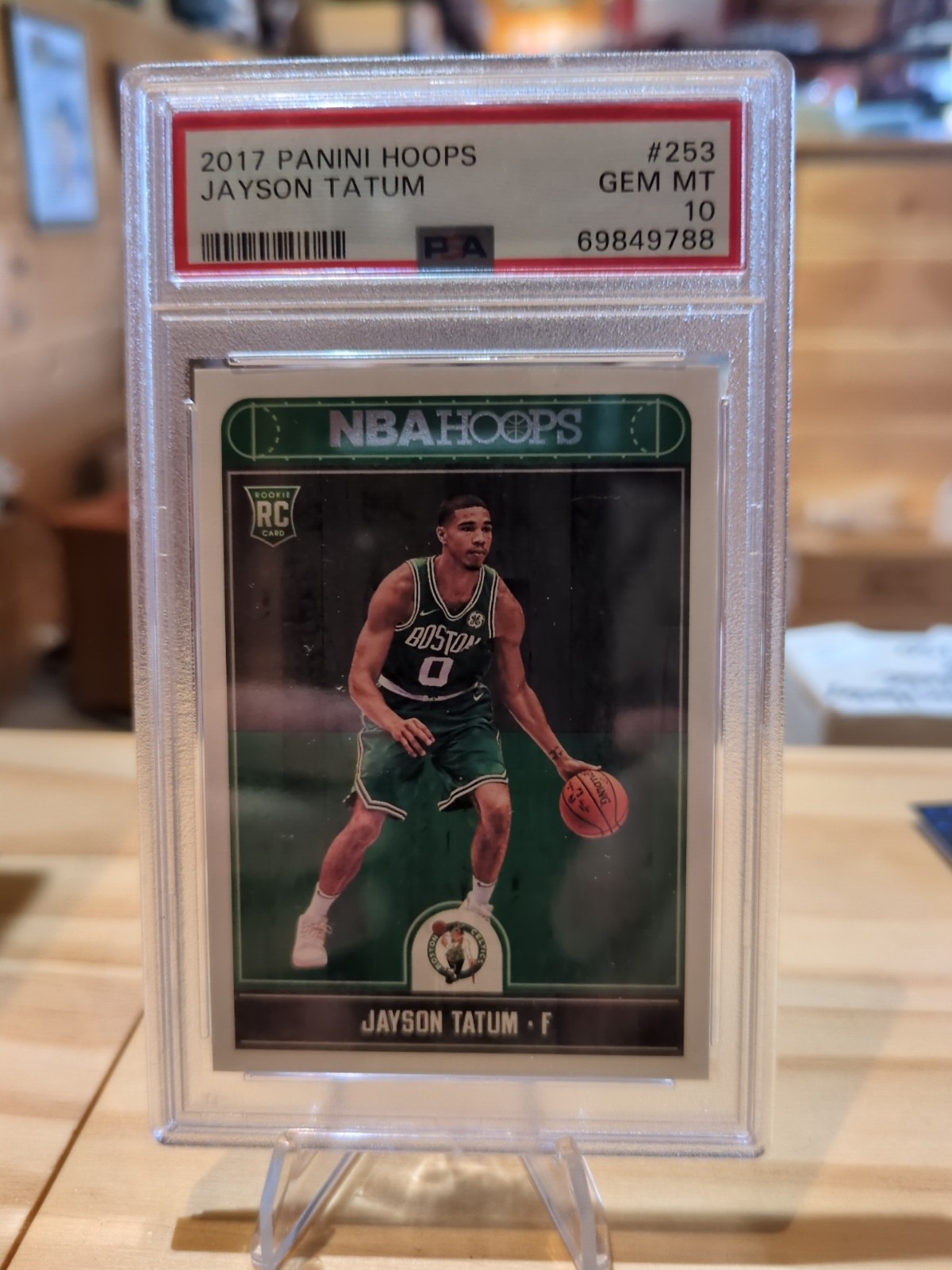 PSA 10 2017 Panini NBA Hoops Jayson Tatum #253 Rookie RC Celtics