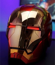 AUTOKING Iron Man MK5 1:1 Helmet Wearable Voice-control Mask Cosplay Golden Ver.