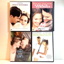 THE FAULT IN OUR STARS / A WALK TO REMEMBER / SWEET NOVEMBER / WIMBLEDON (DVD)