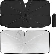Windshield Sun Shade Umbrella - Protect Car from Sun Rays  Heat Damage Keep Coo