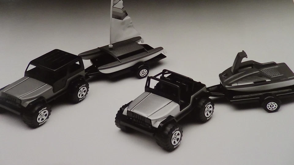 1980's vintage NYLINT factory archives original photograph Jeep Jet Ski and Boat - Image 2 of 2