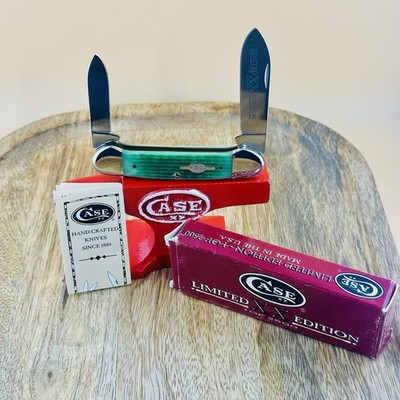 Case 08974 Limited Edition Emerald Green Jigged Bone Canoe (62131 SS)