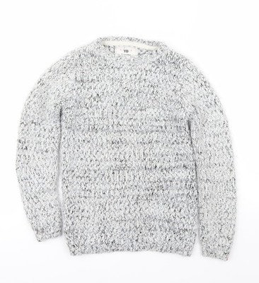 YD Mädchen Pullover Pulli grau Hahnentritt Größe 10-11 Jahre
