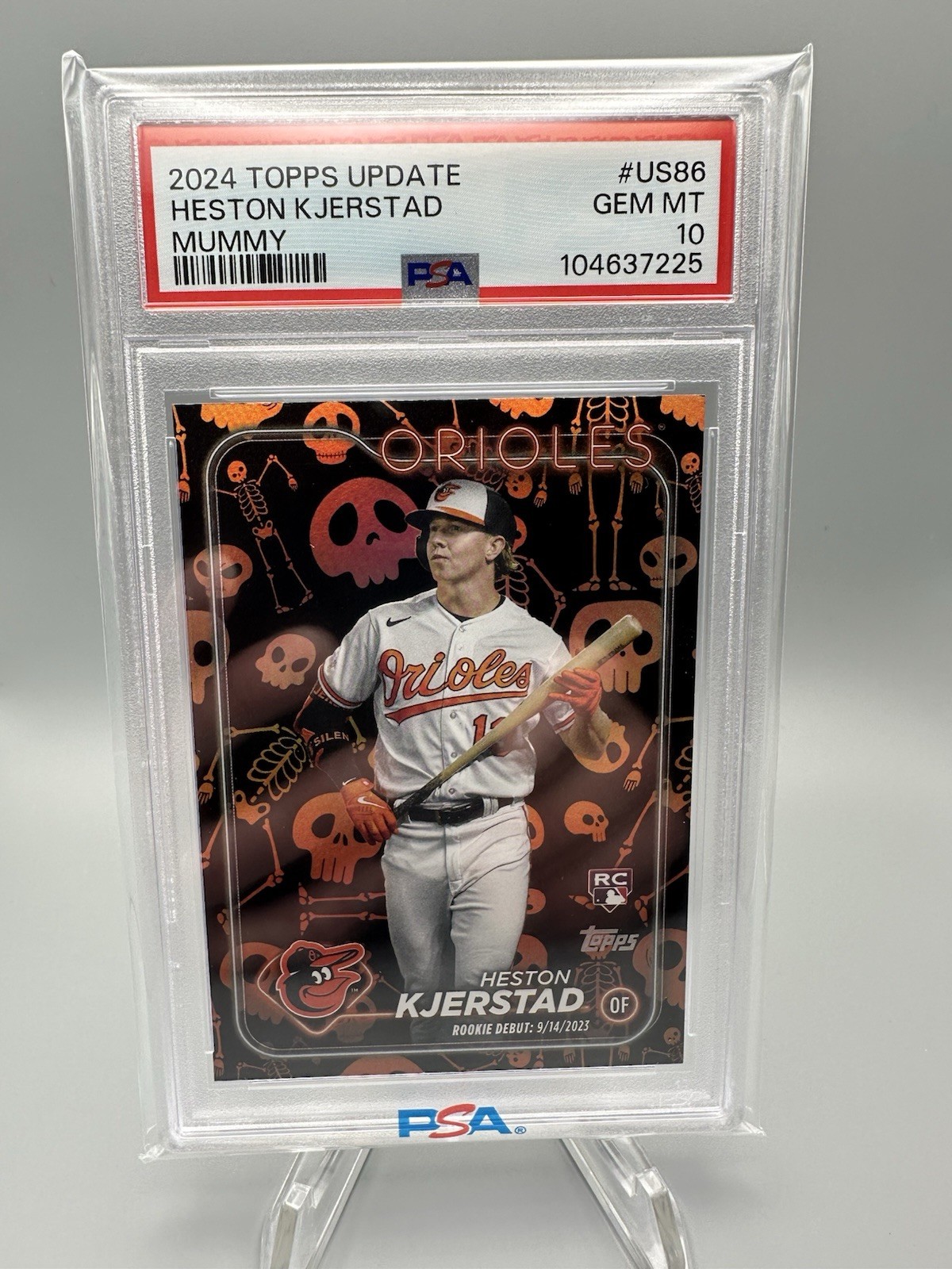 2024 Topps Update Heston Kjerstad Mummy /50 #US86 RC Color Match RC - POP 1