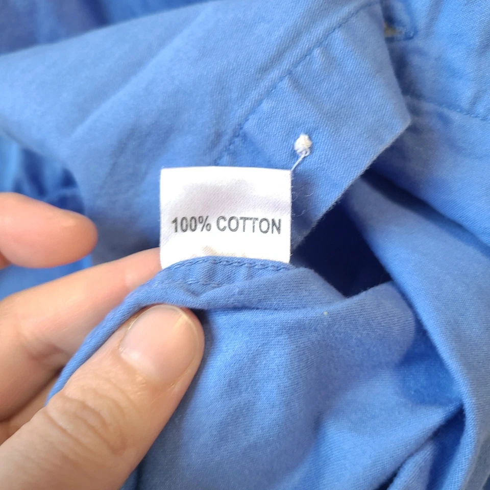 Vintage Polo Button Up Shirt Mens Size Large 100% Cotton - Image 4 of 4