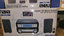 Naxa NS438 Top Loading Digital CD Micro System AM/FM Stereo With Speakers New