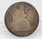 1877 Seated Liberty Half Dollar 50C Lot. H649
