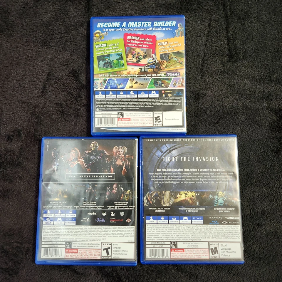 Игры для PS4 (лот из 3) Injustice 2, Prey и Lego Worlds - Изображение 2 из 4