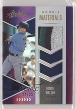 2020 Panini Absolute Rookie Materials Spectrum Purple 24/25 Donnie Walton 5m1