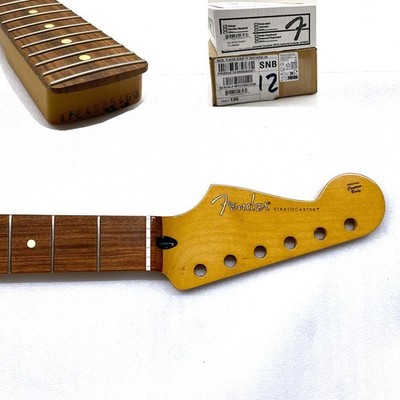 REAL PICS! Fender REVERSE HEADSTOCK Strat Neck 22 Fret Pau Ferro 9.5'' Modern C