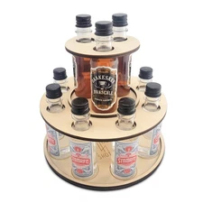 Party Display for Mini Liquor Bottles | 21st Birthday holiday celebration dec...