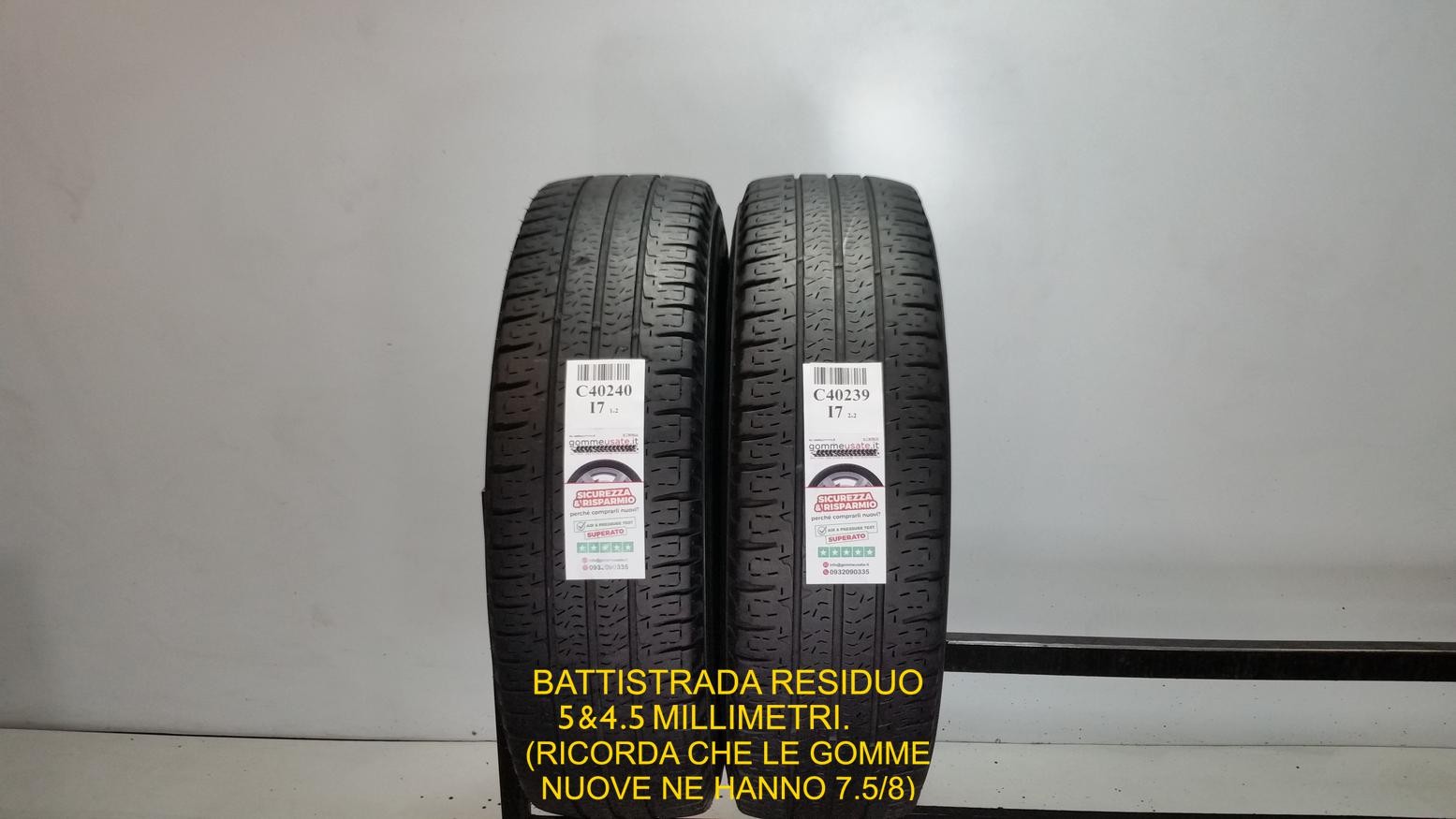 GOMME USATE 225/75R16C 116Q MICHELIN AGILIS CAMPING M+S PNEUMATICI USAT C40240