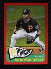 2021 Topps Chrome 1965 Redux Red Refractor Border 44/70 Ke'Bryan Hayes 0hk3