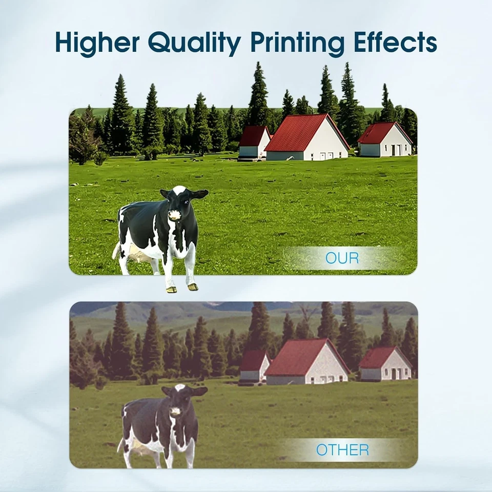 JANMORE Compatible 63XL Ink Cartridge Replacement for HP Envy 4520 4512 4516, - Image 2 of 4