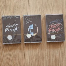 3PCS Tape Daft Punk Random MUSIC Sealed Cassettes Collection NEW