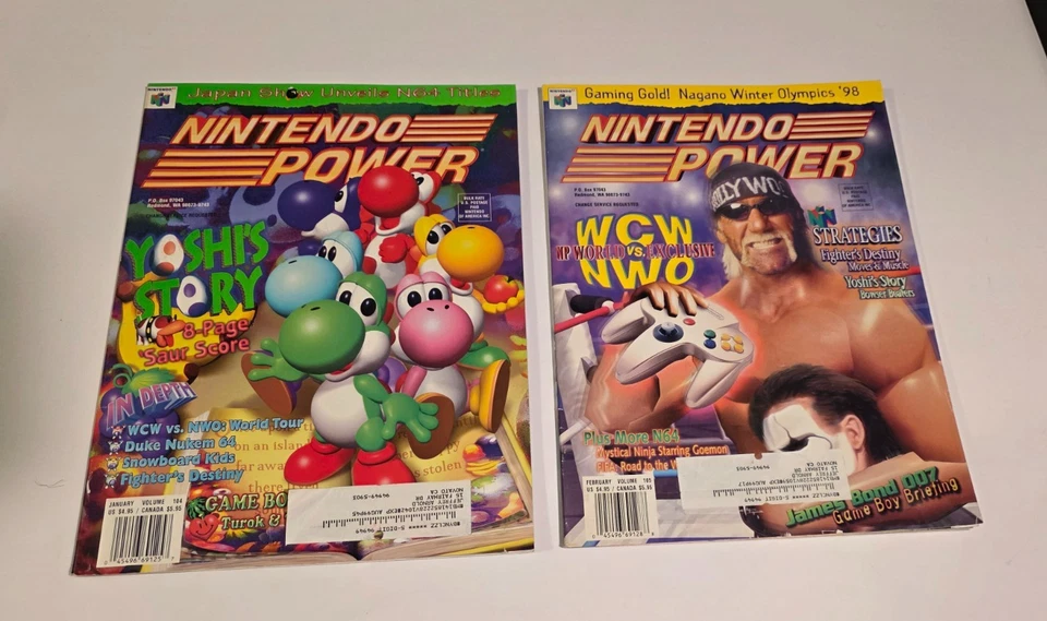 Nintendo Power Vol 104-115 (лот из 12 выпусков) ВСЕ ПЛАКАТЫ ☆ 1998 ВСЕ Pokémon Power ☆ - Изображение 2 из 4