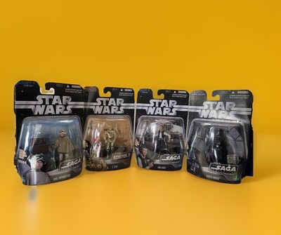 Hasbro Star Wars The Saga Collection Darth Vader Luke Skywalker C3PO Han Solo