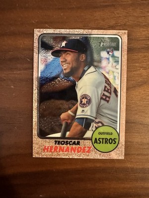 2017 Topps Heritage High Number - Teoscar Hernandez #THC-654 Chrome /999 (RC)
