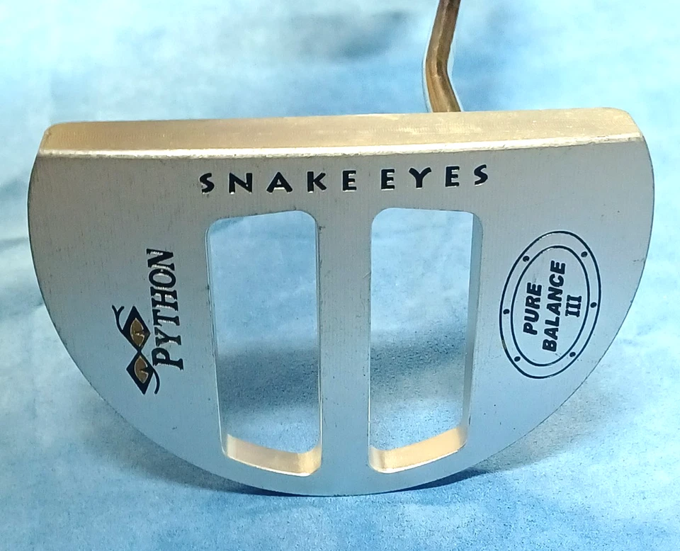 SNAKE EYES PURE BALANCE III PUTTER GOLF CLUB STEEL RH 34" 2 Thumb Grip - Image 3 of 4