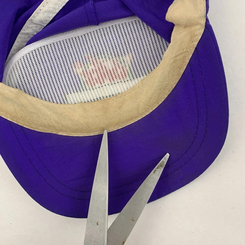 Boné de beisebol vintage com logotipo soletrar chapéu Virgínia Ocidental Snap Back esqui - Imagem 2 de 4