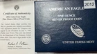 2012-W American Silver Eagle - Proof w/COA