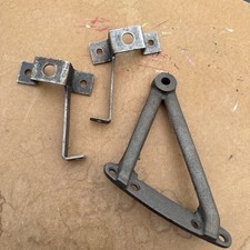 Model A Ford Rumble Seat Hinge Brackets Painted Black 1928 To 1931