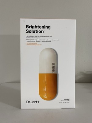 Dr. Jart+ Brightening Solution Sheet Mask, 30 g x 5 Sheets, New With Box