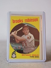 🔥1959 Topps Brooks Robinson Baltimore Orioles Third Base Card #439 Vintage