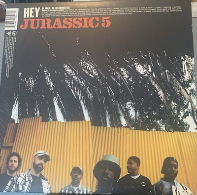 Jurassic 5- Hey / If You Only Knew Vinyl Record 2000s UPA 3046-1 LP VG TESTED