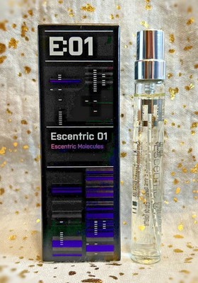 Escentric Molecules~E:01 Escentric 01~Eau de Toilette~8.5ml/.287oz~Travel Sz~NIB