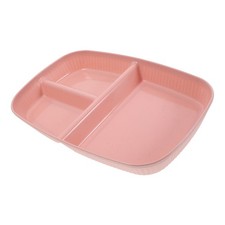 Compartment Plates Reusable Sectioned for Adults Divided Platter Food