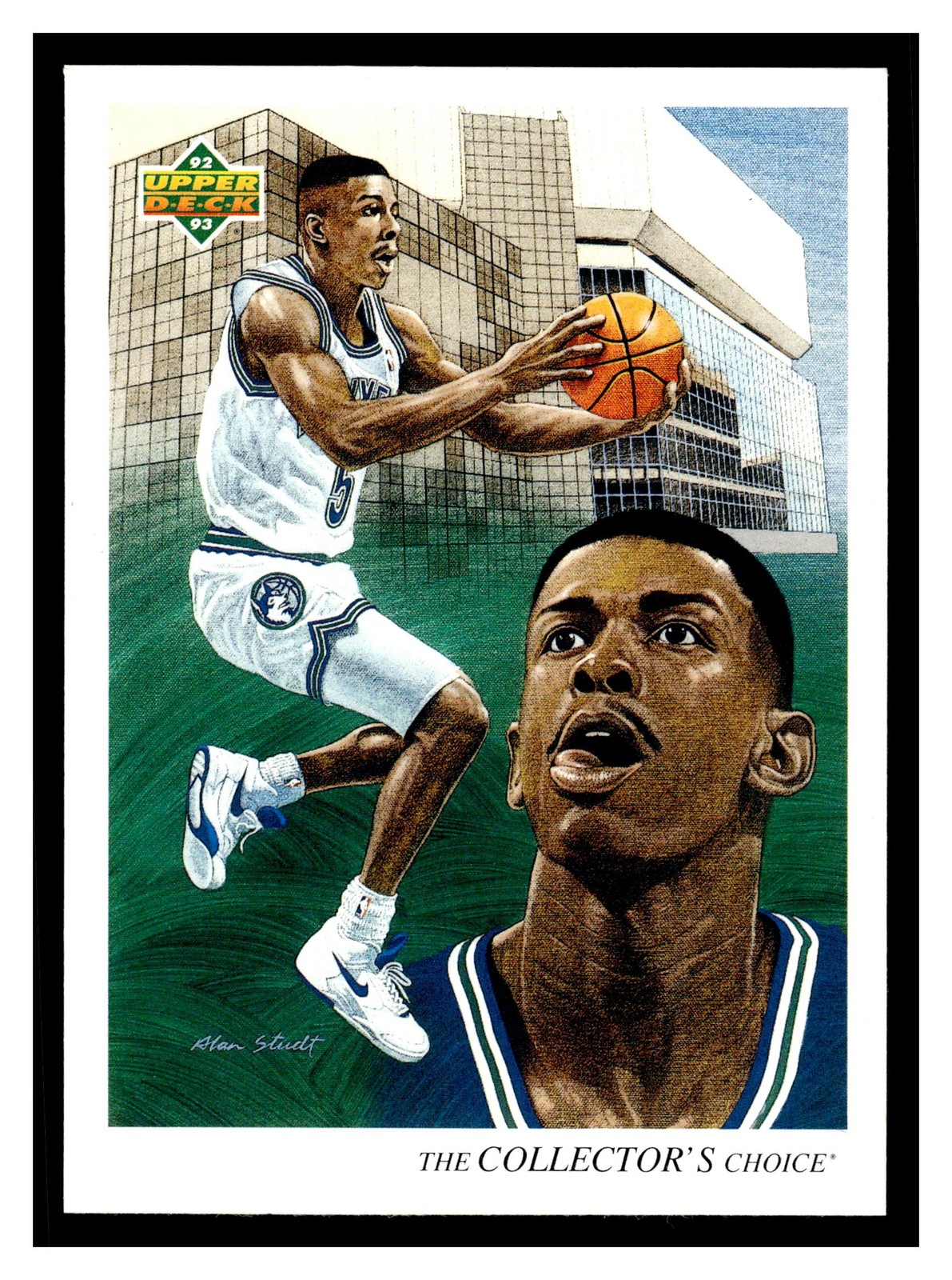 Doug West #59 1992-93 Upper Deck Minnesota Timberwolves