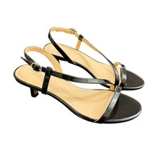 Journee Collection Womens Jemry Heeled Sandals, Black 9M.