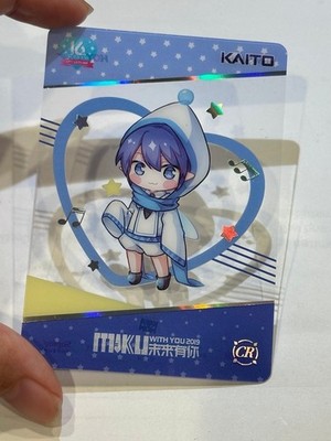 C03 hatsune miku vocaloid chibi Kaito collectible trading clear card tcg CR