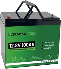 ULTRAMAX NEO 12V 100Ah LITHIUM IRON PHOSPHATE / LiFePO4 BATTERY