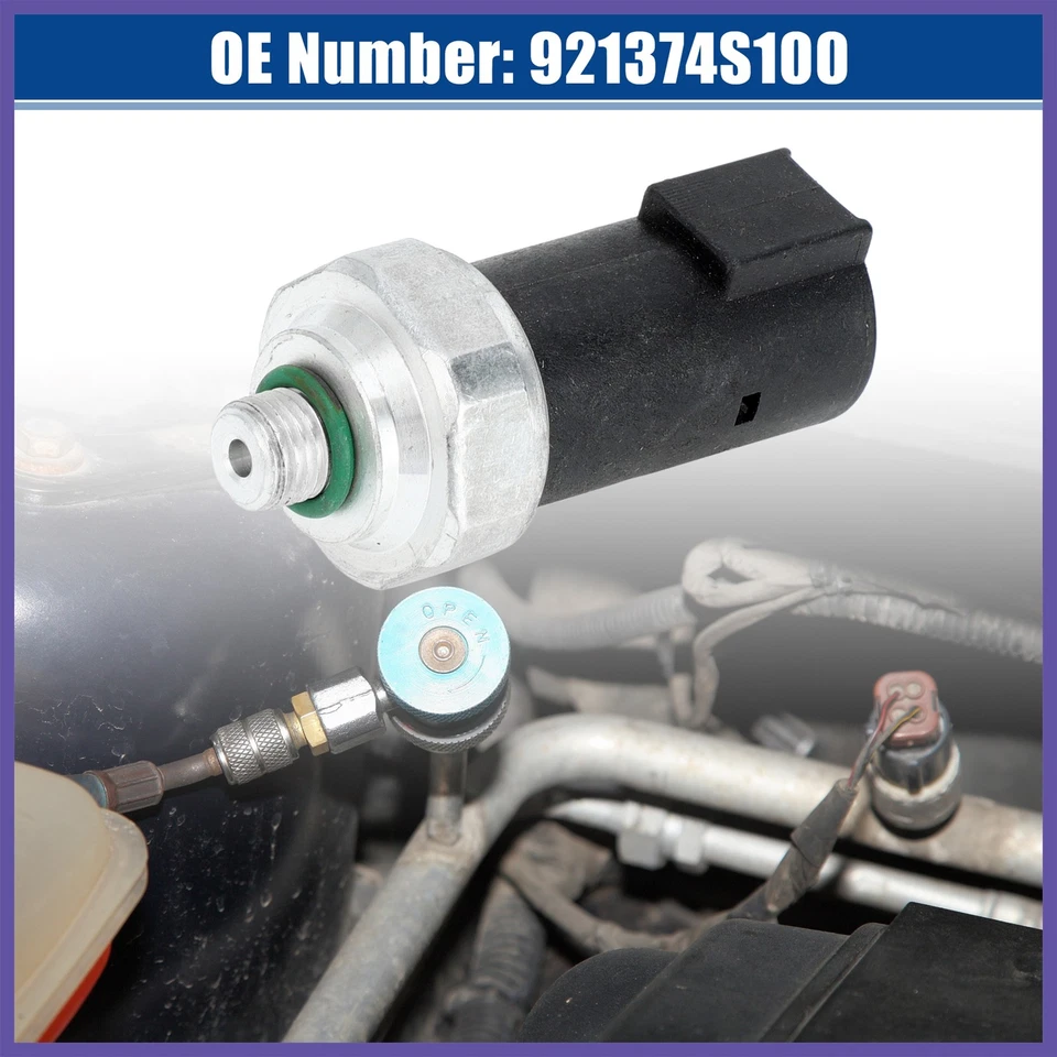 Air Conditioner Pressure Sensors Switch Clutch Cycle Sensor fit for Nissan 240SX - Image 3 of 4