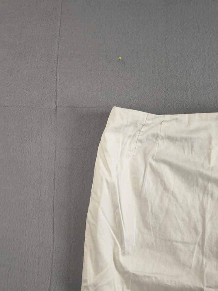 Юбка женская Signature Larry Levine 14 кремовая эластичная с подкладкой карандаш для карьеры офиса - Изображение 2 из 4