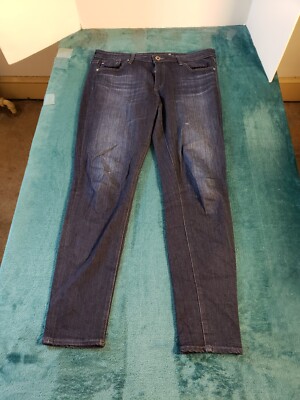 Adriano Goldschmied Jeans Womens Sz 30 Blue Stretch Pants The Legging Ankle