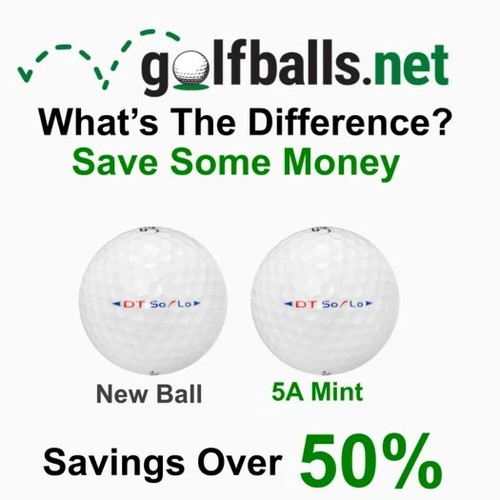 50 Titleist DT Solo Used Golf Balls Mint AAAAA 5A Free Shipping Bulk Deal - Picture 3 of 8