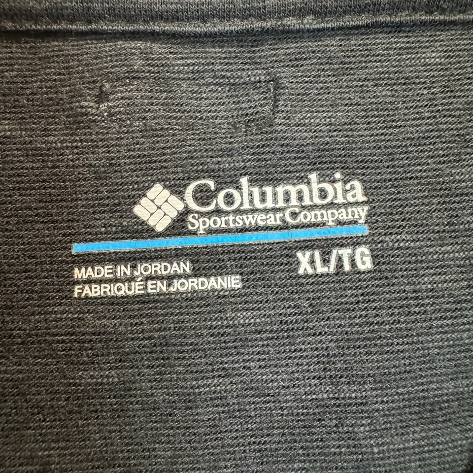 Columbia Sudadera con Capucha Para Mujer Talla XL Gris Carbón Jaspeado Manga Larga Camiseta Pkt Foto 3 de 4