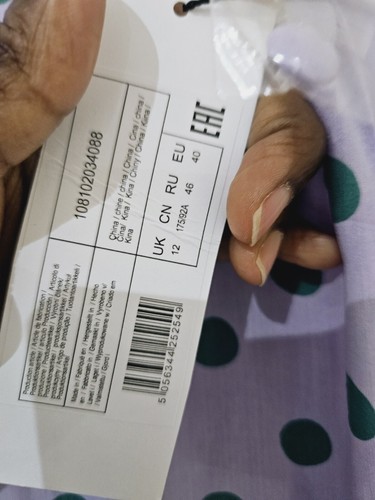 Labelrail x Olivia & Alice Polka Dot Maxi Dress, Lavender /Green Size 12 - Picture 16 of 16